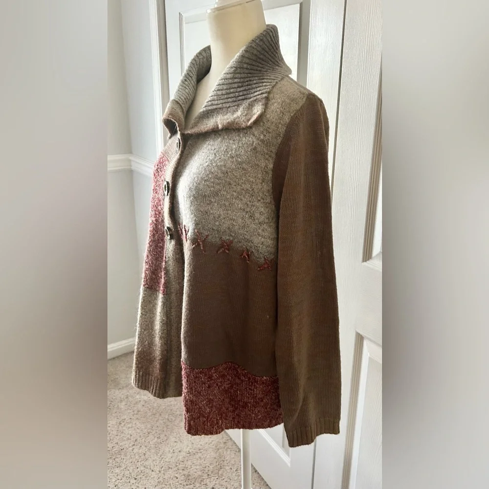Sweater cardigan Bauxbei woman size 1x